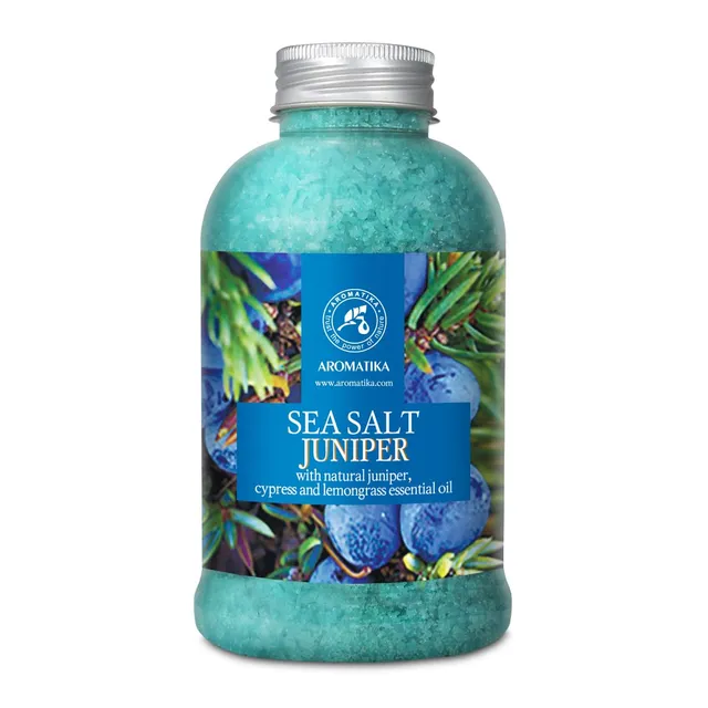 aromatika-badesalz-wacholder-600g-meersalz-mit-therischem-l image 1