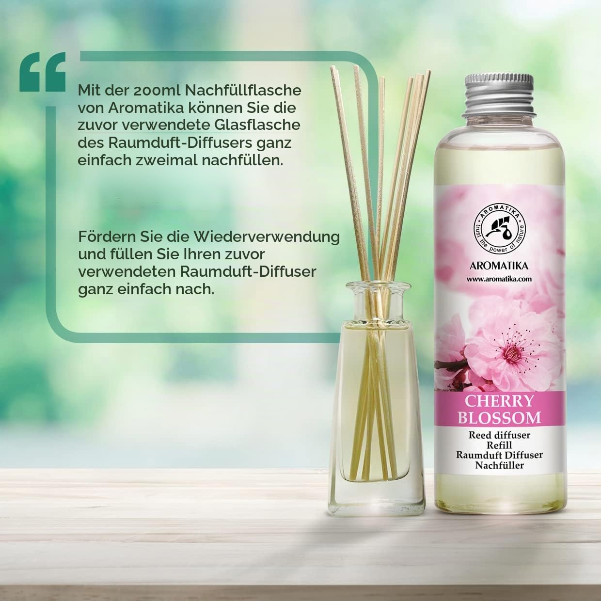 aromatika-raumduft-nachf-llflasche-kirschbl-te-200ml image 5