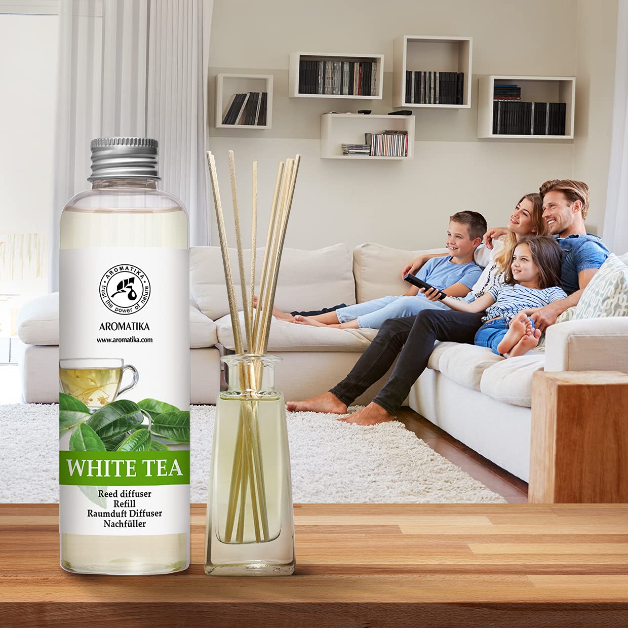 aromatika-raumduft-diffuser-nachf-ller-wei-er-tee-200-ml-reed-diffuser-refill image 5