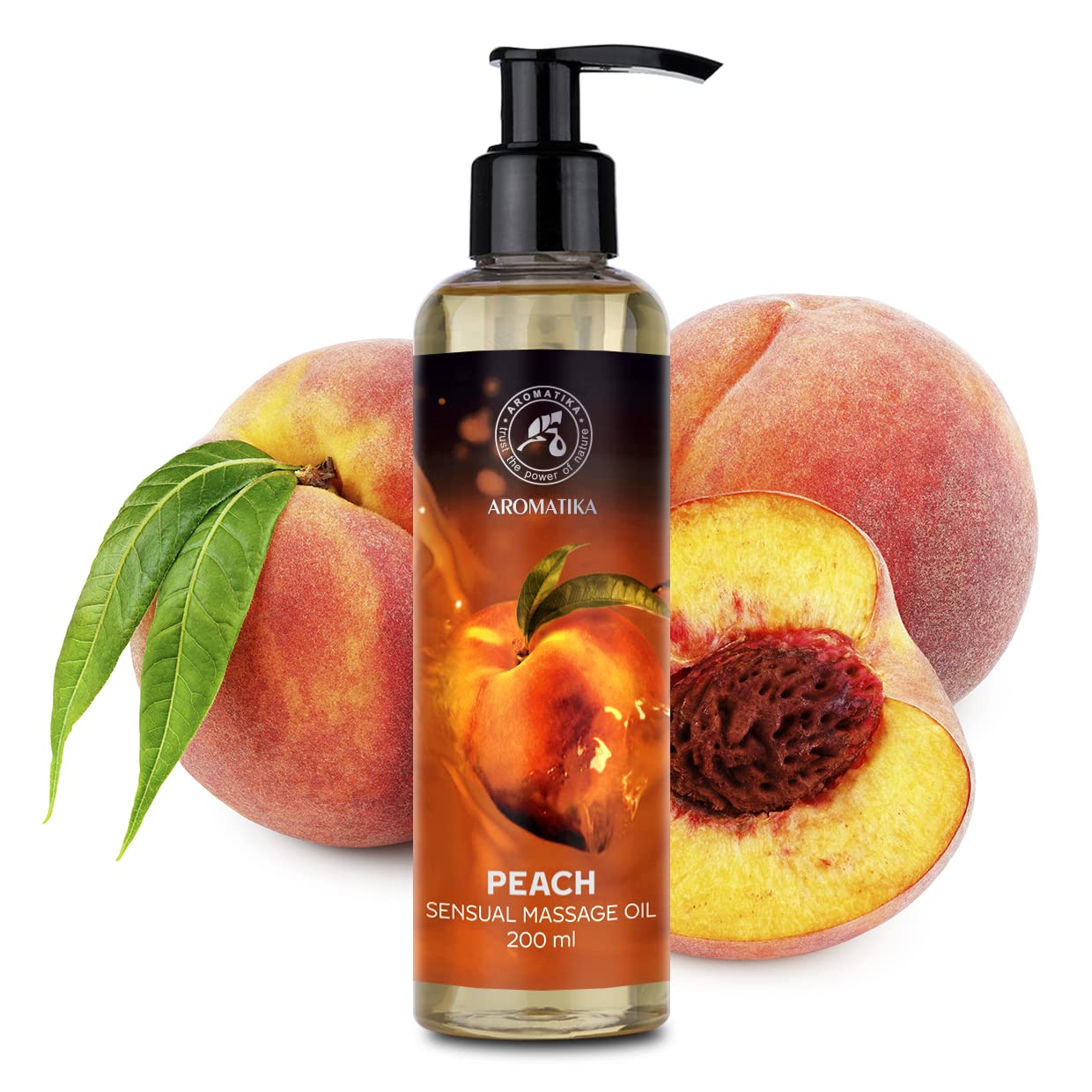 aromatika-sinnliches-massage-l-pfirsich-200-ml-mit-mandel-l image 2