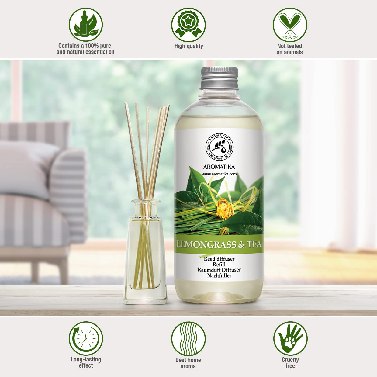 aromatika-raumduft-nachf-ller-lemongrass-tee-500-ml-reed-diffuser-refill image 5