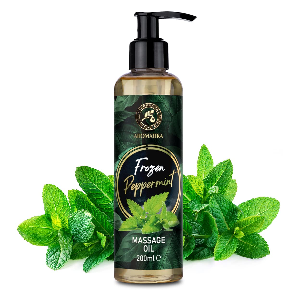 aromatika-frozen-peppermint-massage-l-minze-200ml-pumpflasche image 2