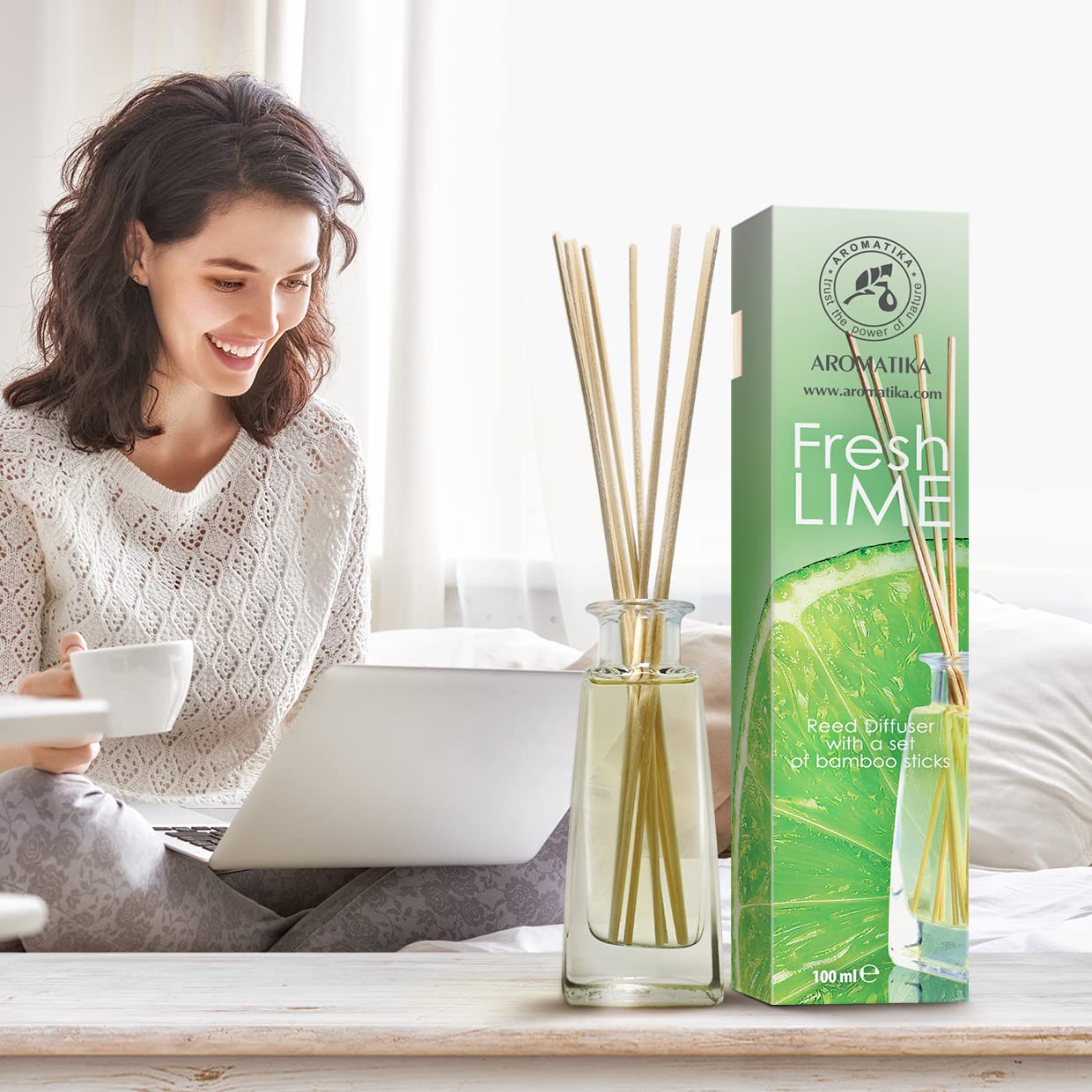 aromatika-raumduft-diffuser-limette-100-ml-mit-10-bambusst-bchen image 6