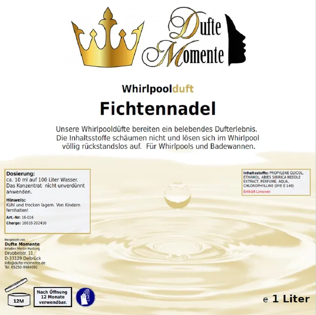 dufte-momente-whirlpool-duft-fichtennadel-1-liter image 1