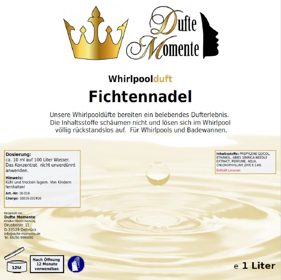 dufte-momente-whirlpool-duft-fichtennadel-1-liter image 1
