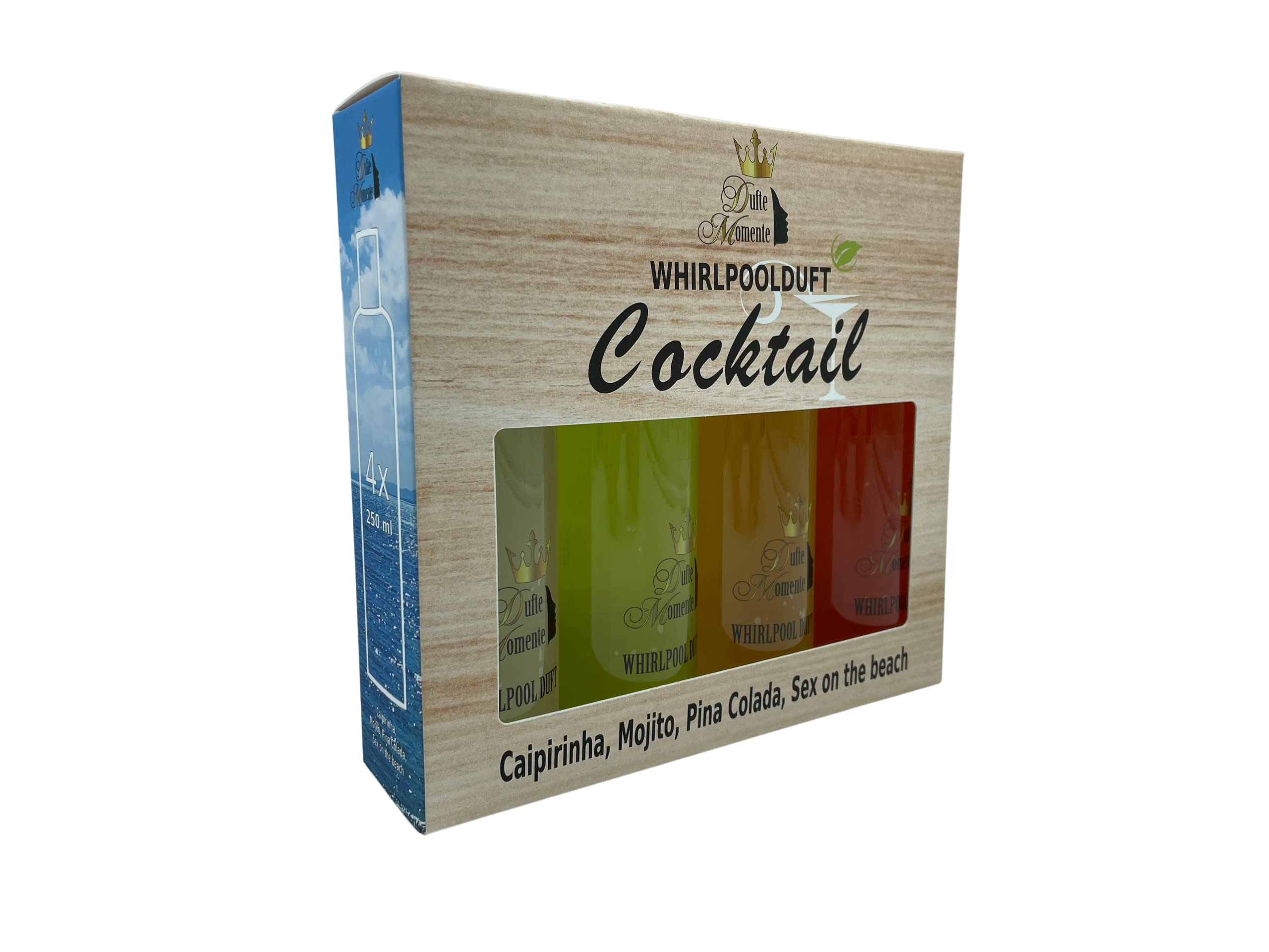 dufte-momente-whirlpool-duft-set-4x250ml-cocktail-badezusatz-caipirinha-mojito image 3