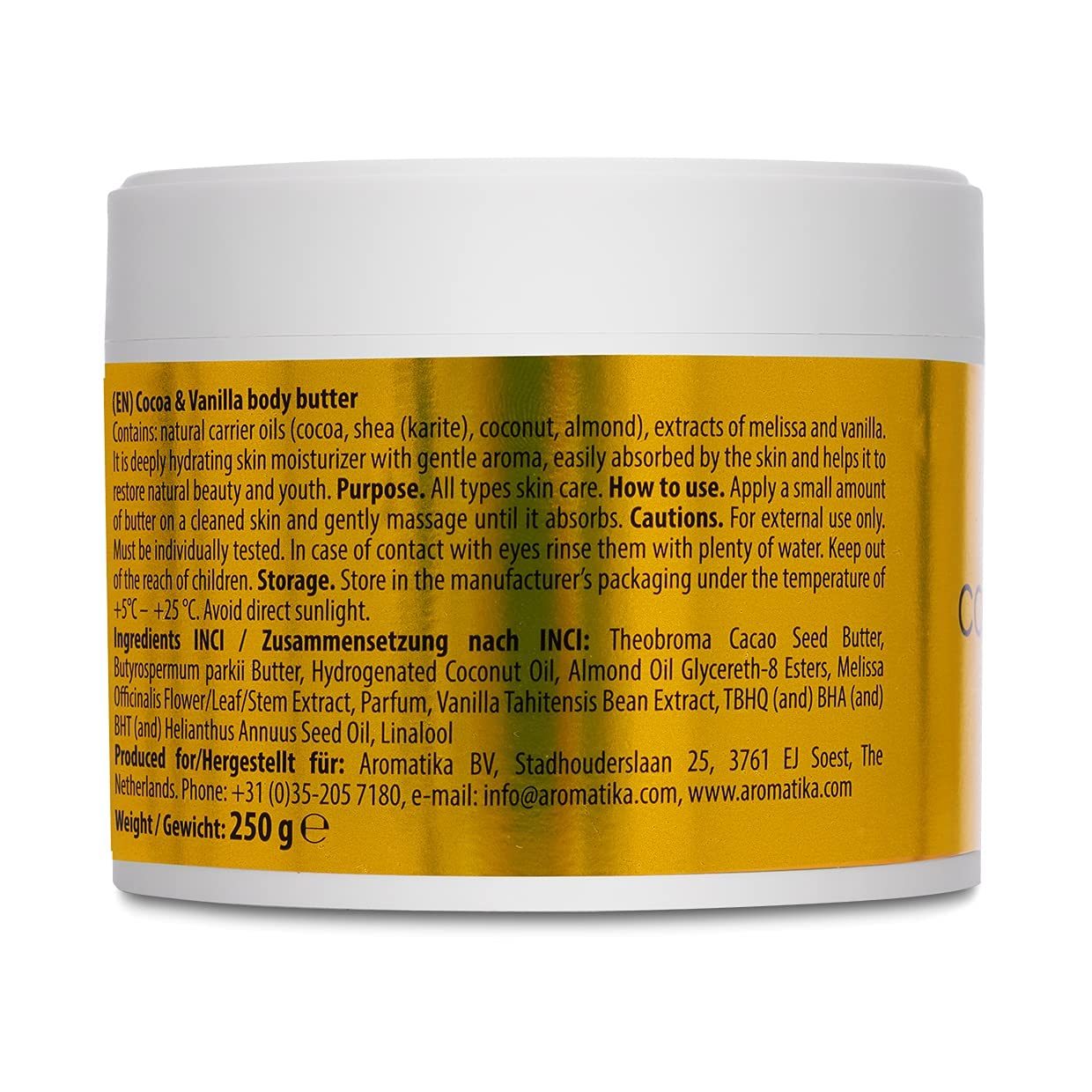 aromatika-kakao-vanille-k-rperbutter-250-g-pflegende-bodybutter image 8