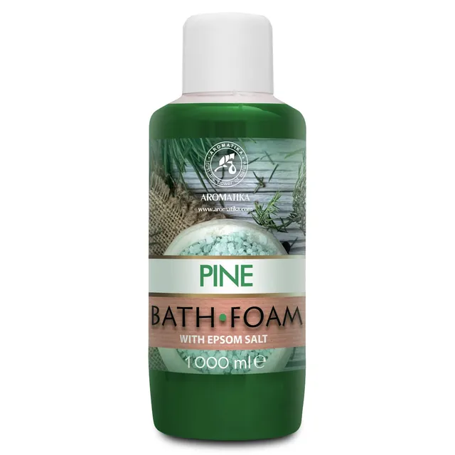 aromatika-badeschaum-kiefer-1000ml-mit-pine-l-und-epsom-salz image 1