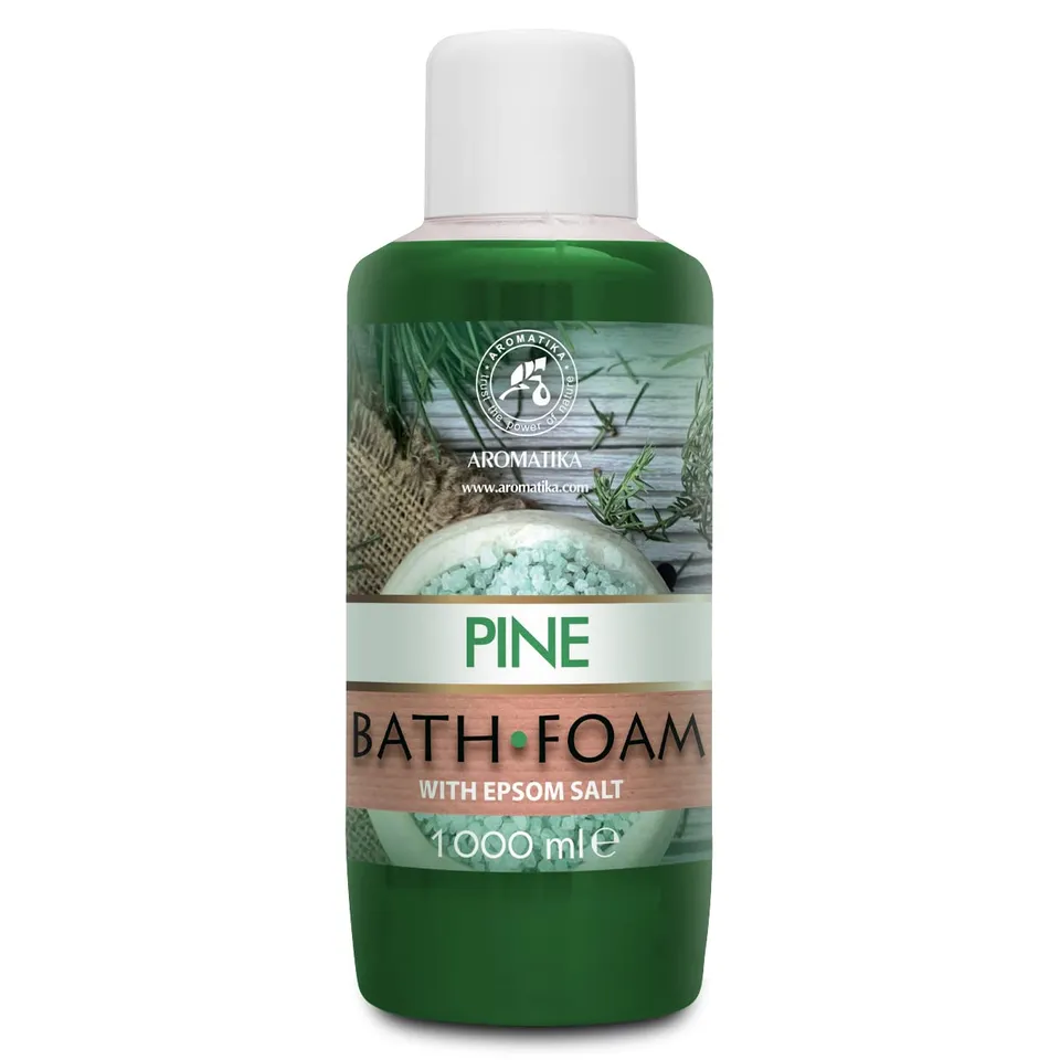 aromatika-badeschaum-kiefer-1000ml-mit-pine-l-und-epsom-salz image 1