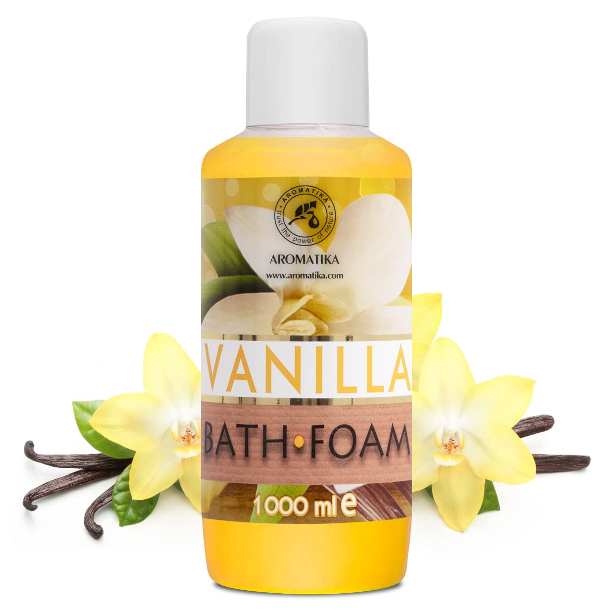 aromatika-badeschaum-vanille-1000ml-vanilleduft-badepflege image 2