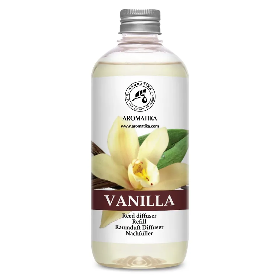 aromatika-raumduft-nachf-llflasche-vanille-500-ml-f-r-duftdiffusor image 1