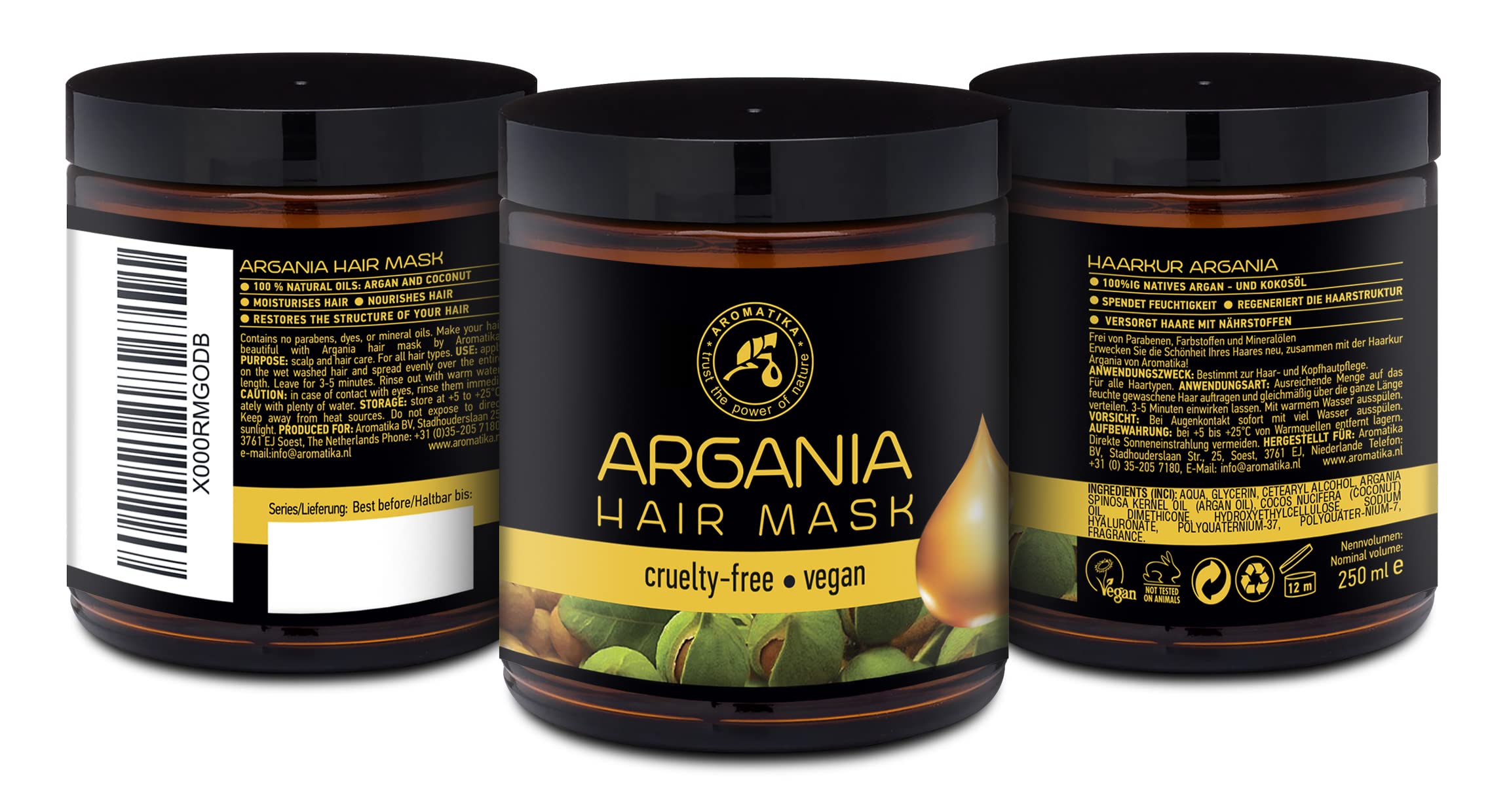 aromatika-argan-l-haarkur-250-ml-mit-argan-l-und-kokos-l-haarmaske image 7