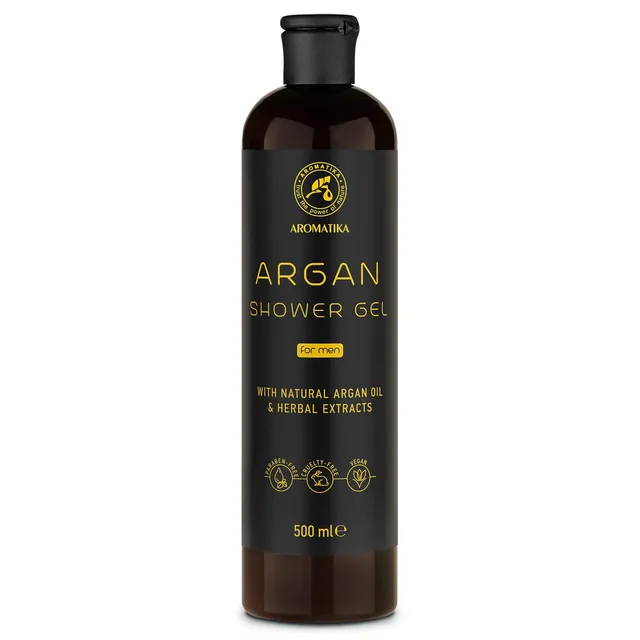 aromatika-argan-duschgel-f-r-m-nner-500-ml-mit-argan-l-kr-uterextrakten image 1