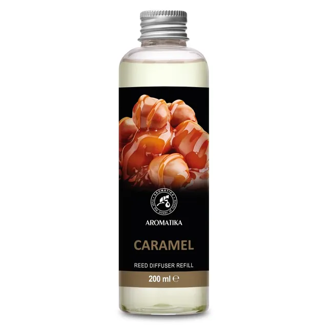 aromatika-raumduft-diffuser-nachf-ller-karamell-200-ml-refill image 1