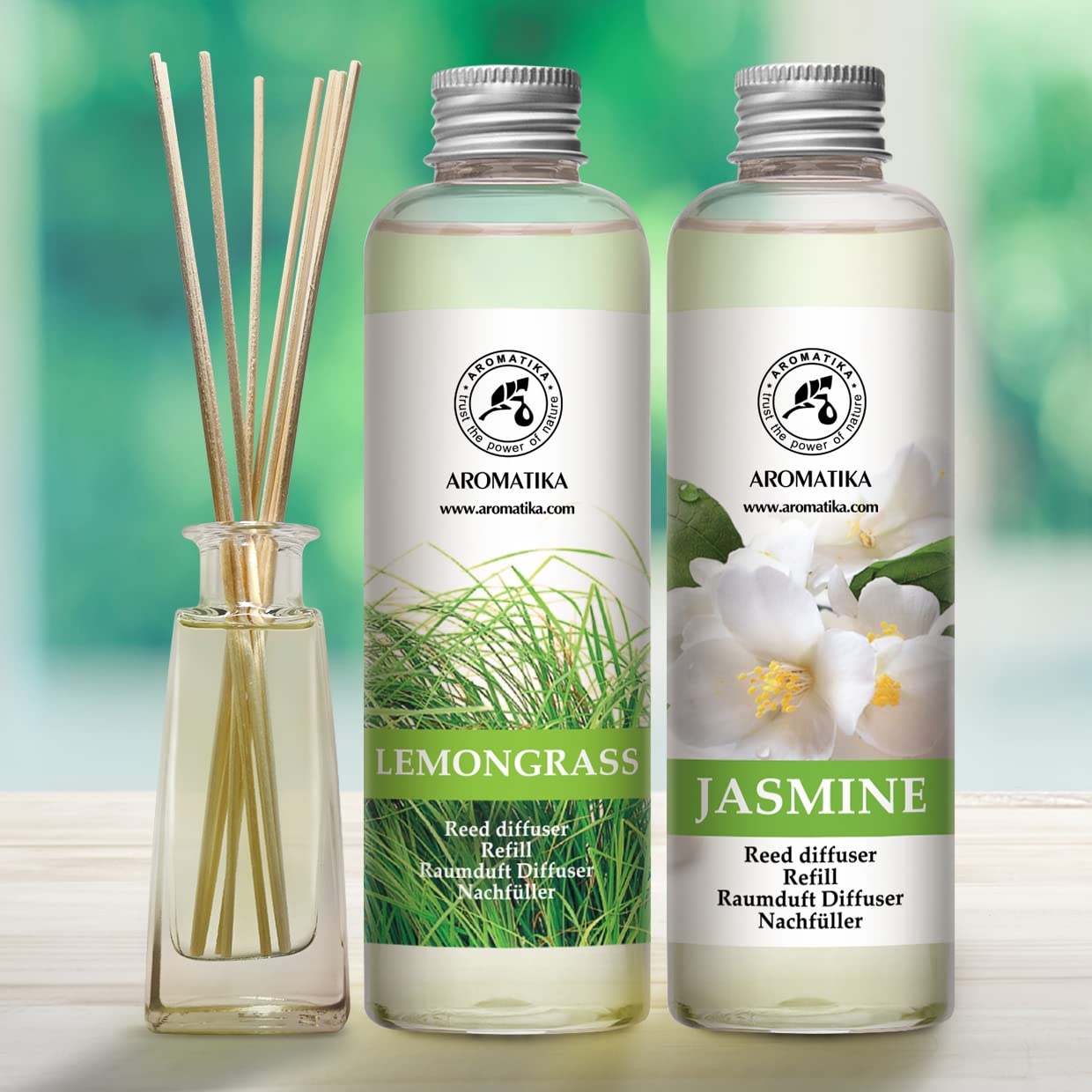 aromatika-raumduft-diffuser-nachf-ller-lemongrass-jasmin-400ml-2x200ml image 3