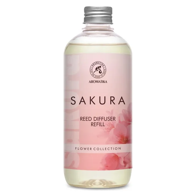 aromatika-raumduft-nachf-llflasche-sakura-500ml-refill-kirschbl-te image 1