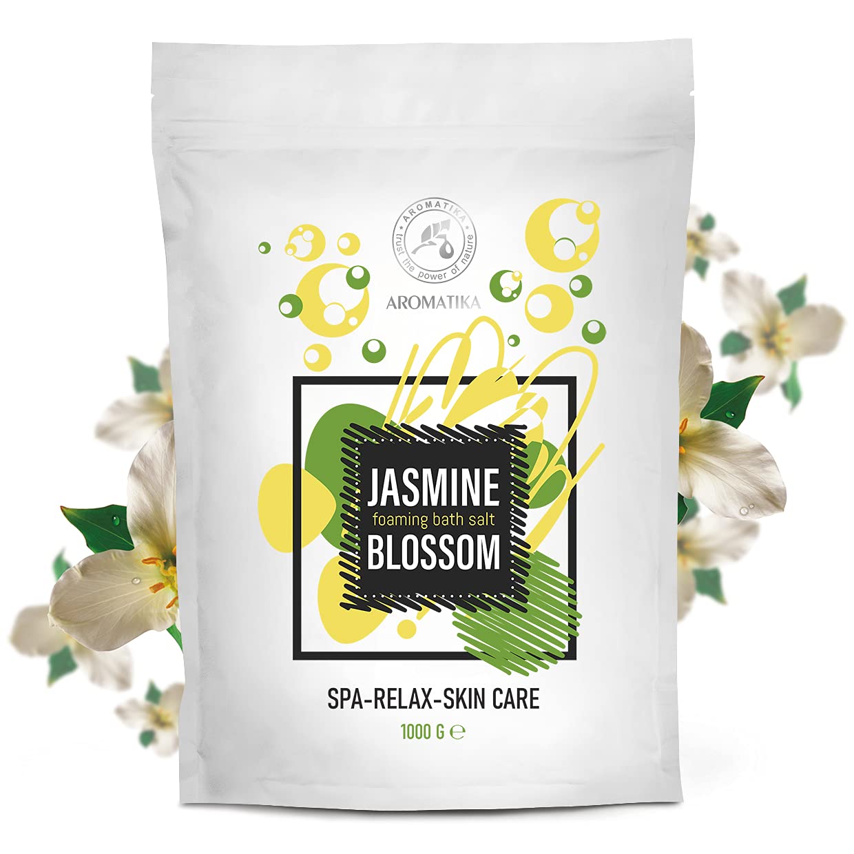 aromatika-schaumbadesalz-jasminbl-te-1000g-bademeersalz-mit-mandel-l-und-jasmin- image 2