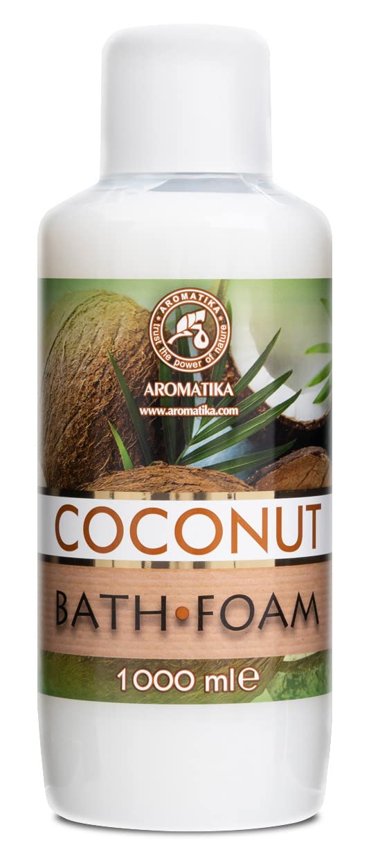 aromatika-badeschaum-kokos-1000-ml-badezusatz-mit-kokosduft image 1