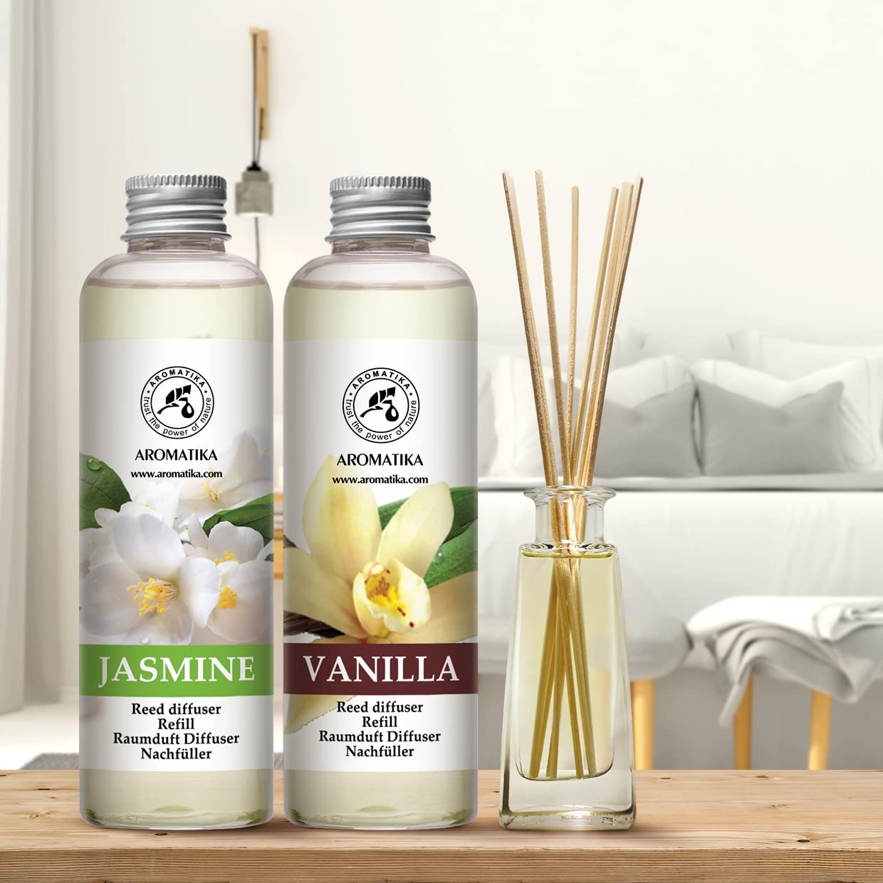 aromatika-raumduft-nachf-llflasche-vanille-jasmin-2x200-ml image 4