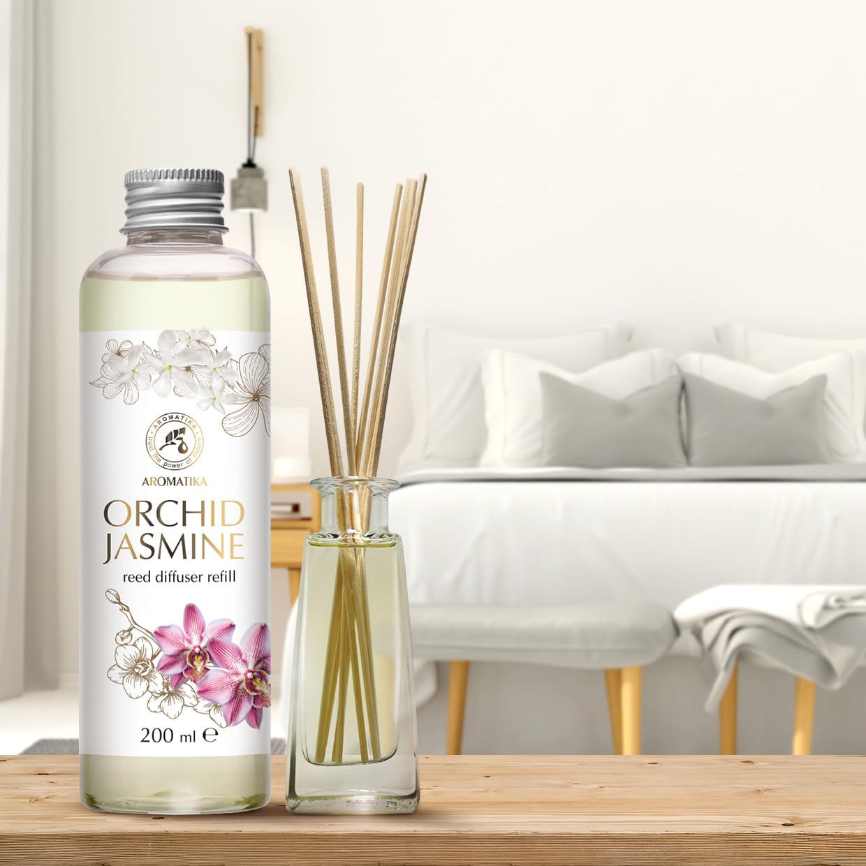 aromatika-diffuser-nachf-ller-orchidee-jasmin-200ml-raumduft-refill image 2