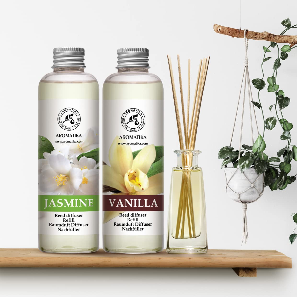 aromatika-raumduft-nachf-llflasche-vanille-jasmin-2x200-ml image 5