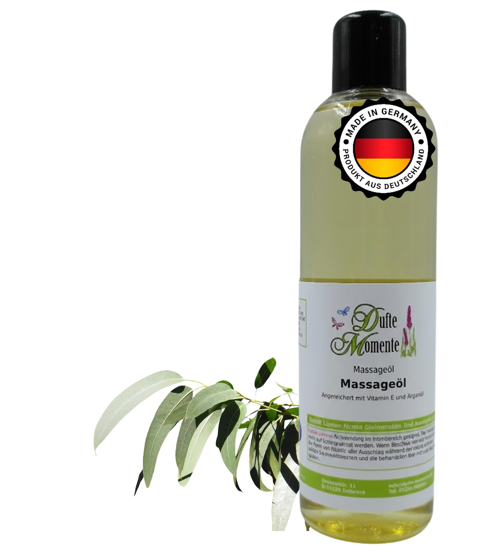 dufte-momente-massage-l-eukalyptus-250-ml-massage-l-auf-pflanzen-lbasis image 1