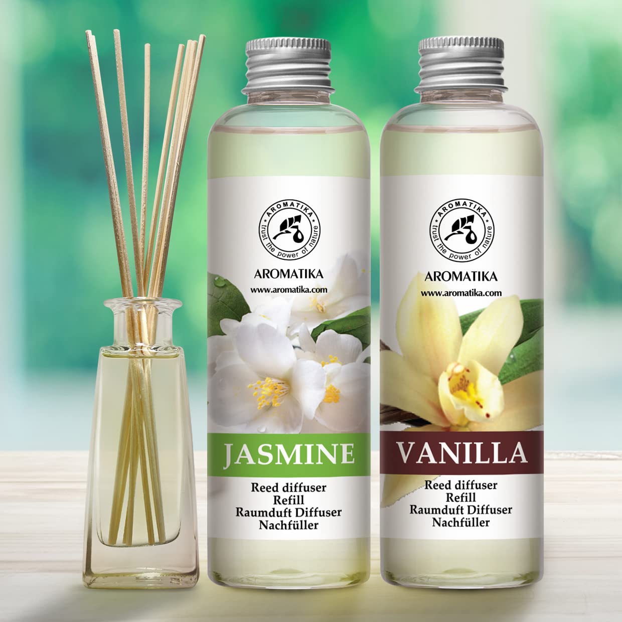 aromatika-raumduft-nachf-llflasche-vanille-jasmin-2x200-ml image 3