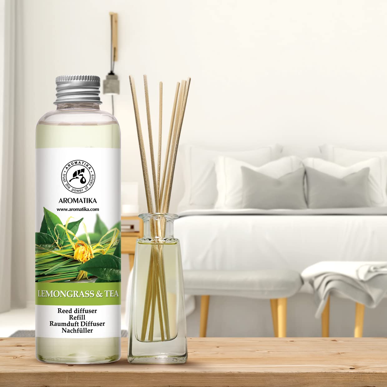 aromatika-raumduft-nachf-ller-lemongrass-tee-200-ml-reed-diffuser-refill image 3