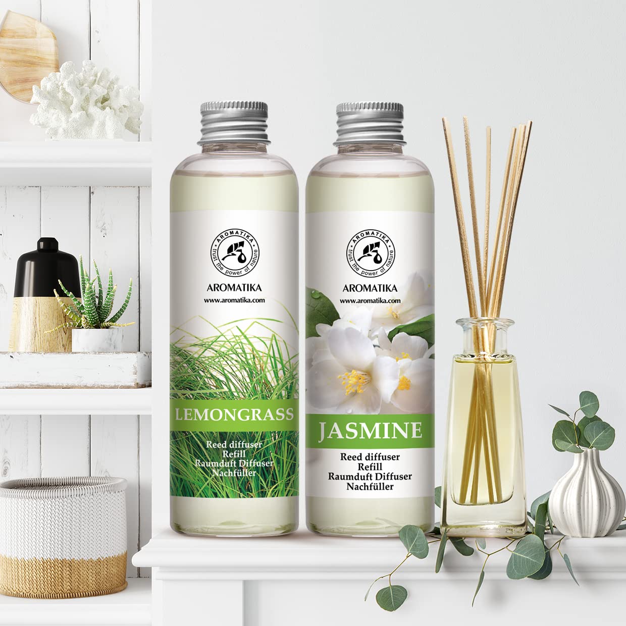 aromatika-raumduft-diffuser-nachf-ller-lemongrass-jasmin-400ml-2x200ml image 8
