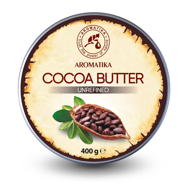 aromatika-kakaobutter-unraffiniert-400-g-rein-nat-rlich image 1