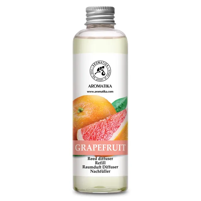aromatika-raumduft-nachf-llflasche-grapefruit-200ml-diffuser-refill image 1