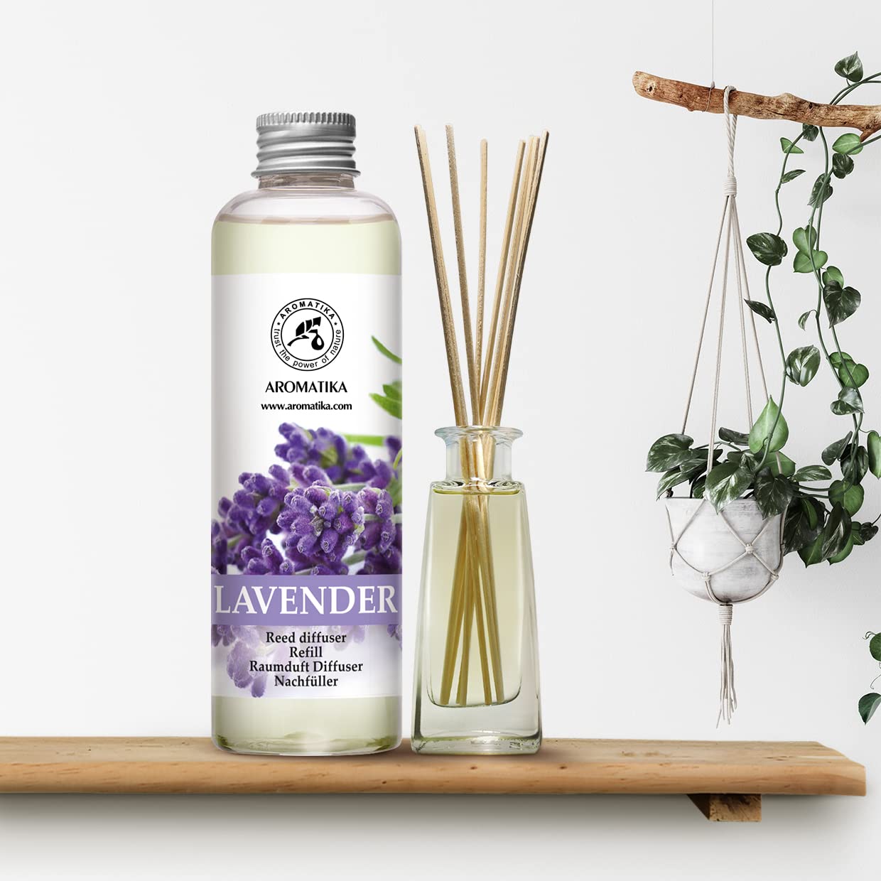 aromatika-raumduft-nachf-llflasche-lavendel-200-ml-f-r-reed-diffusor image 8
