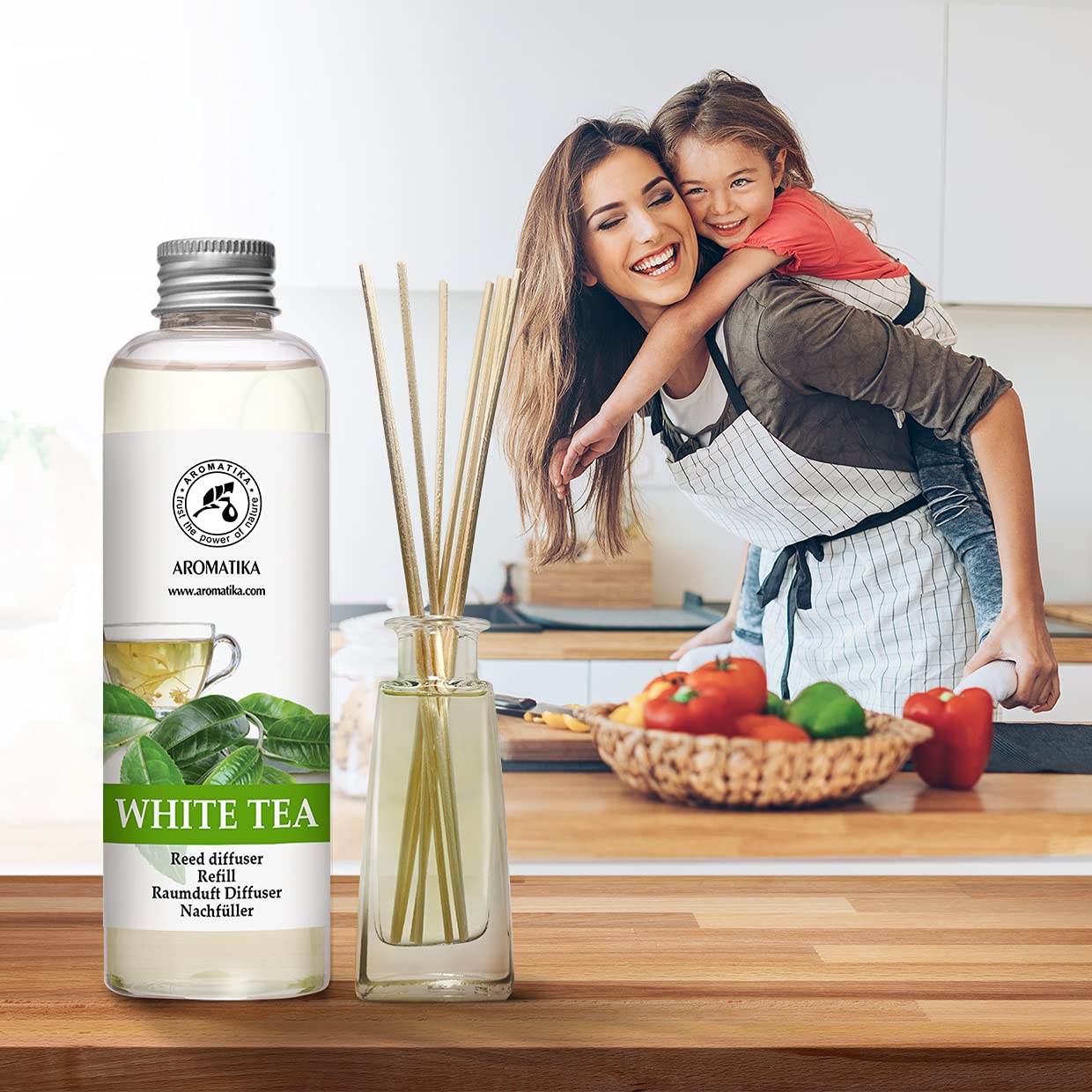 aromatika-raumduft-diffuser-nachf-ller-wei-er-tee-200-ml-reed-diffuser-refill image 6