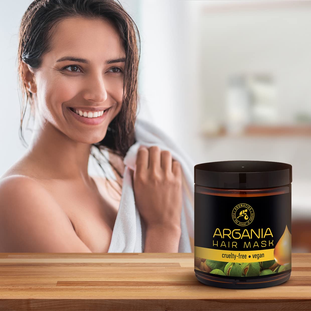 aromatika-argan-l-haarkur-250-ml-mit-argan-l-und-kokos-l-haarmaske image 3