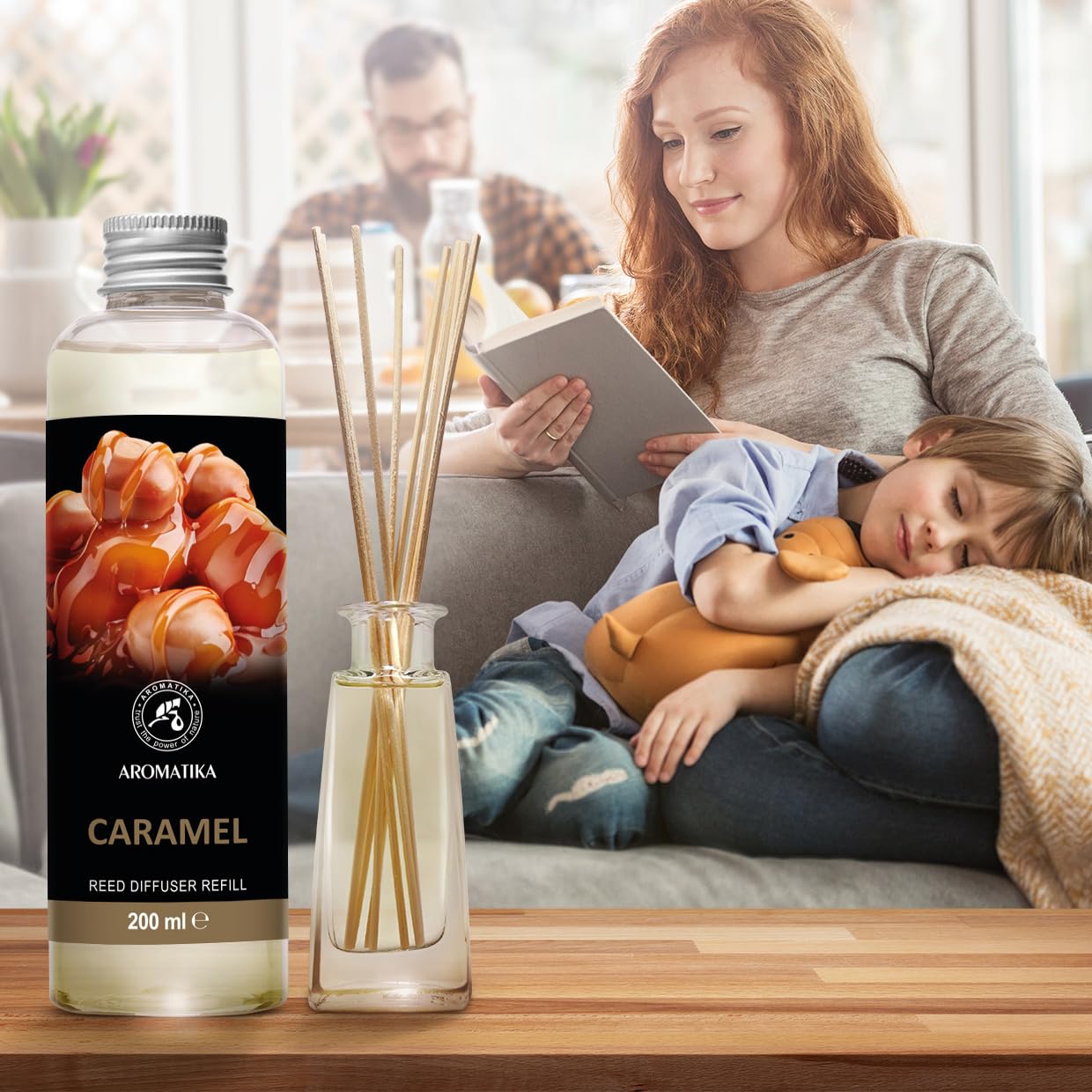 aromatika-raumduft-diffuser-nachf-ller-karamell-200-ml-refill image 3