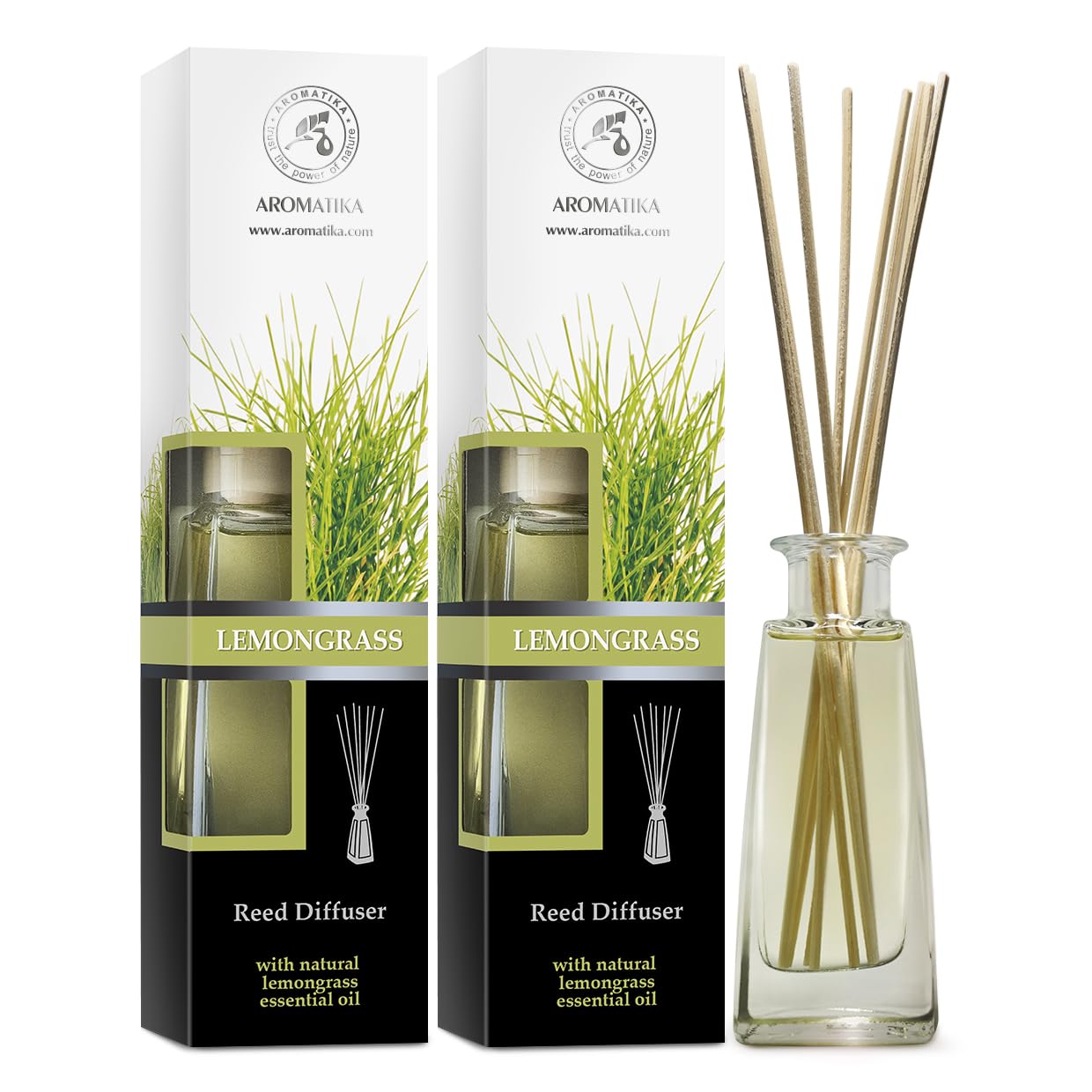 aromatika-raumduft-diffuser-zitronengras-2x100-ml-mit-20-bambusst-bchen image 1