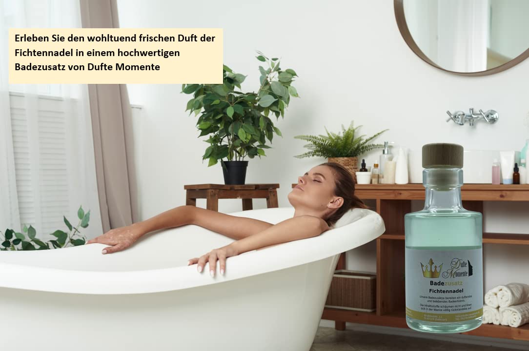 dufte-momente-badezusatz-fichtennadel-100ml-glasflasche image 1
