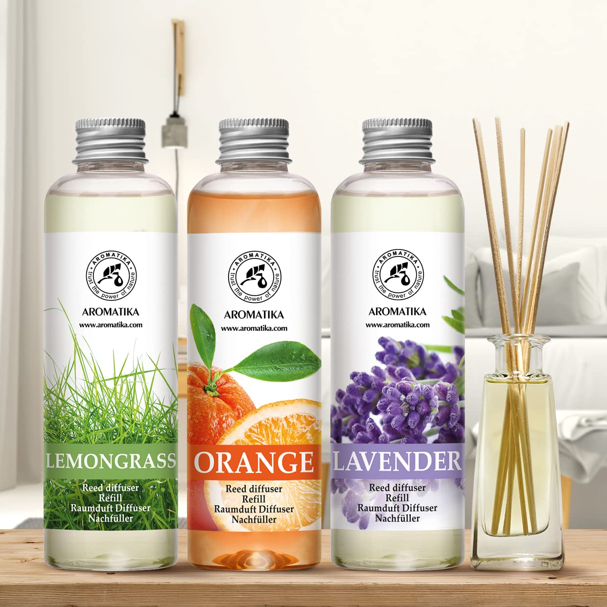 aromatika-diffuser-nachf-ller-set-600ml-lemongrass-orange-lavendel image 7