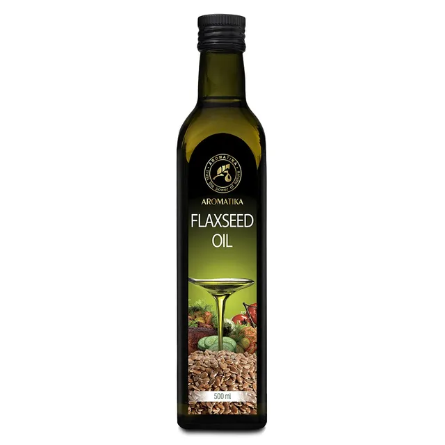aromatika-lein-l-kaltgepresst-500-ml-nativ-vegan-glasflasche image 1