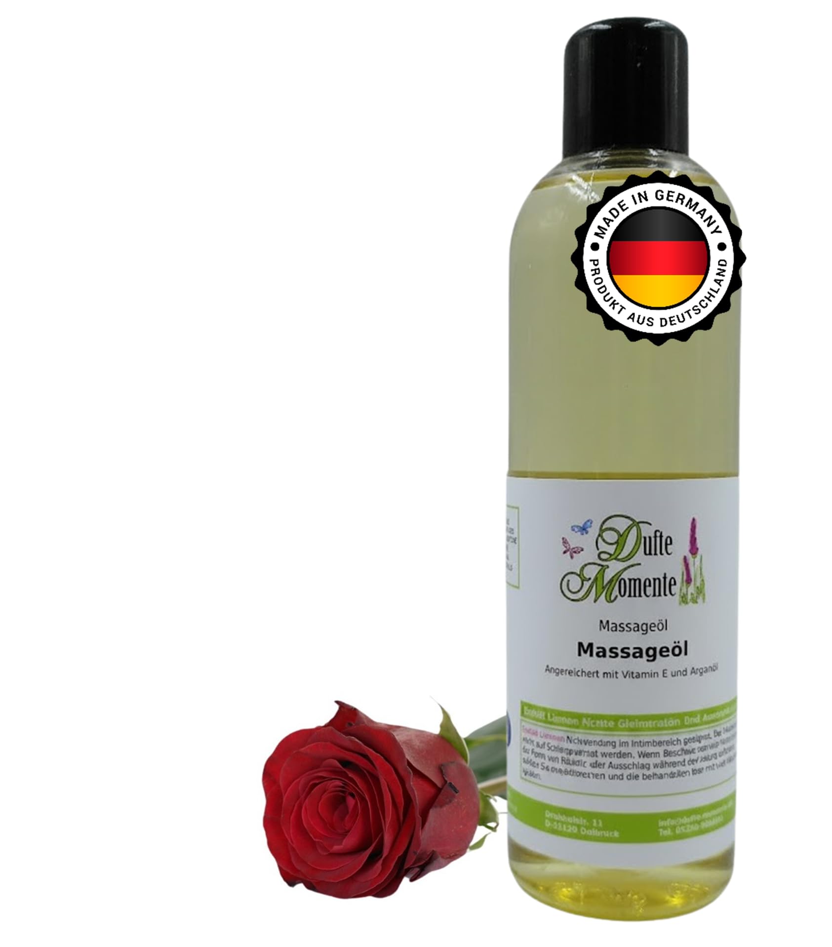 dufte-momente-massage-l-rose-250-ml-auf-paraffin-lbasis image 1