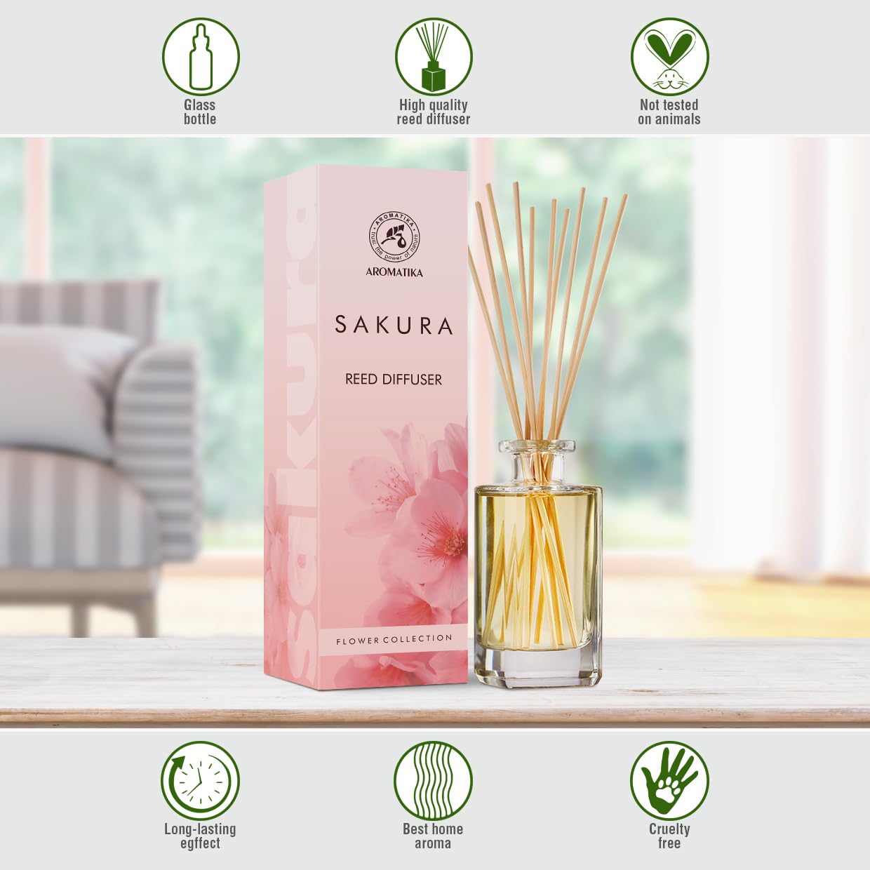 aromatika-raumduft-diffuser-sakura-140-ml-reed-diffuser-kirschbl-te-mit-st-bchen image 7