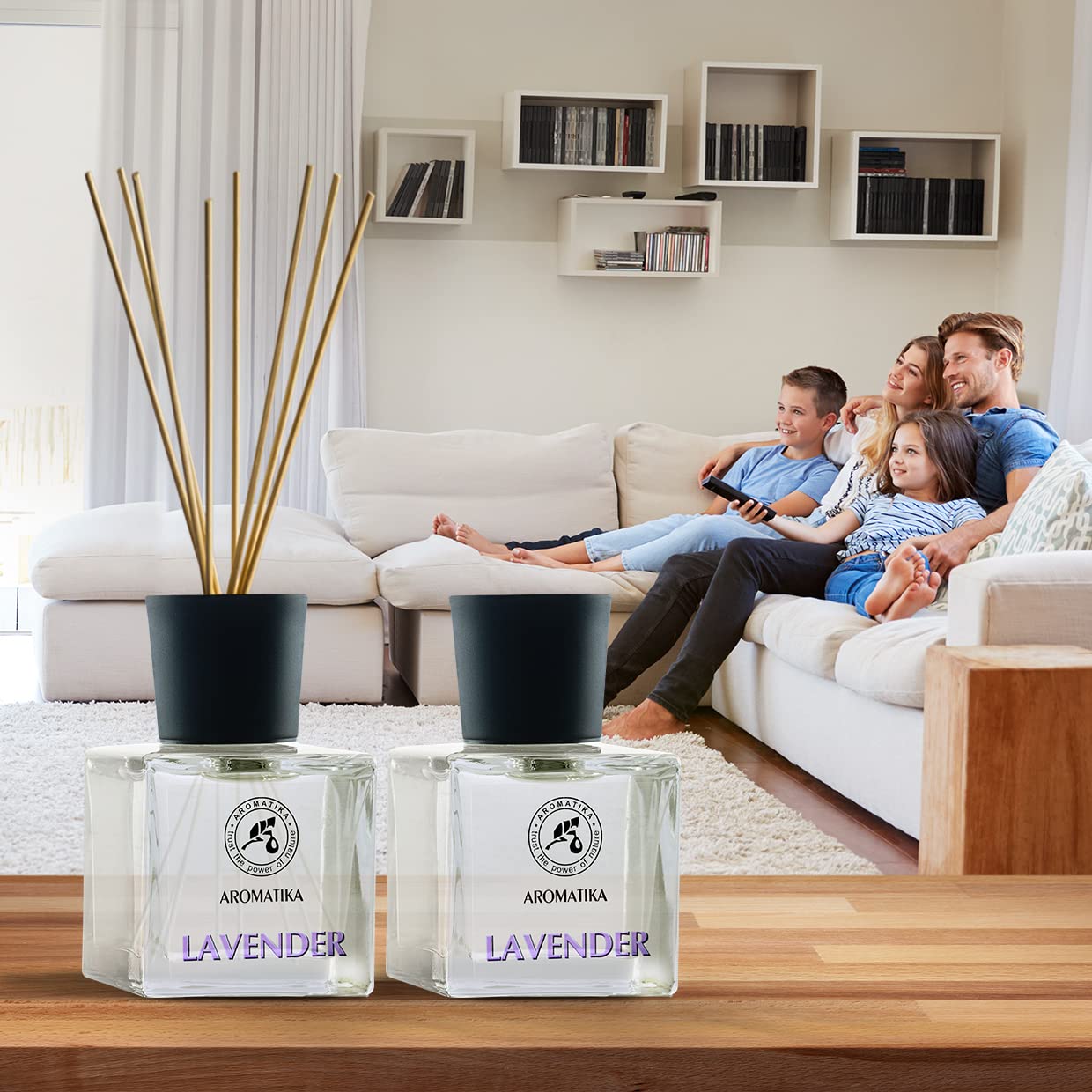 aromatika-raumduft-diffuser-lavendel-100-ml-2x50-ml-mit-st-bchen image 2