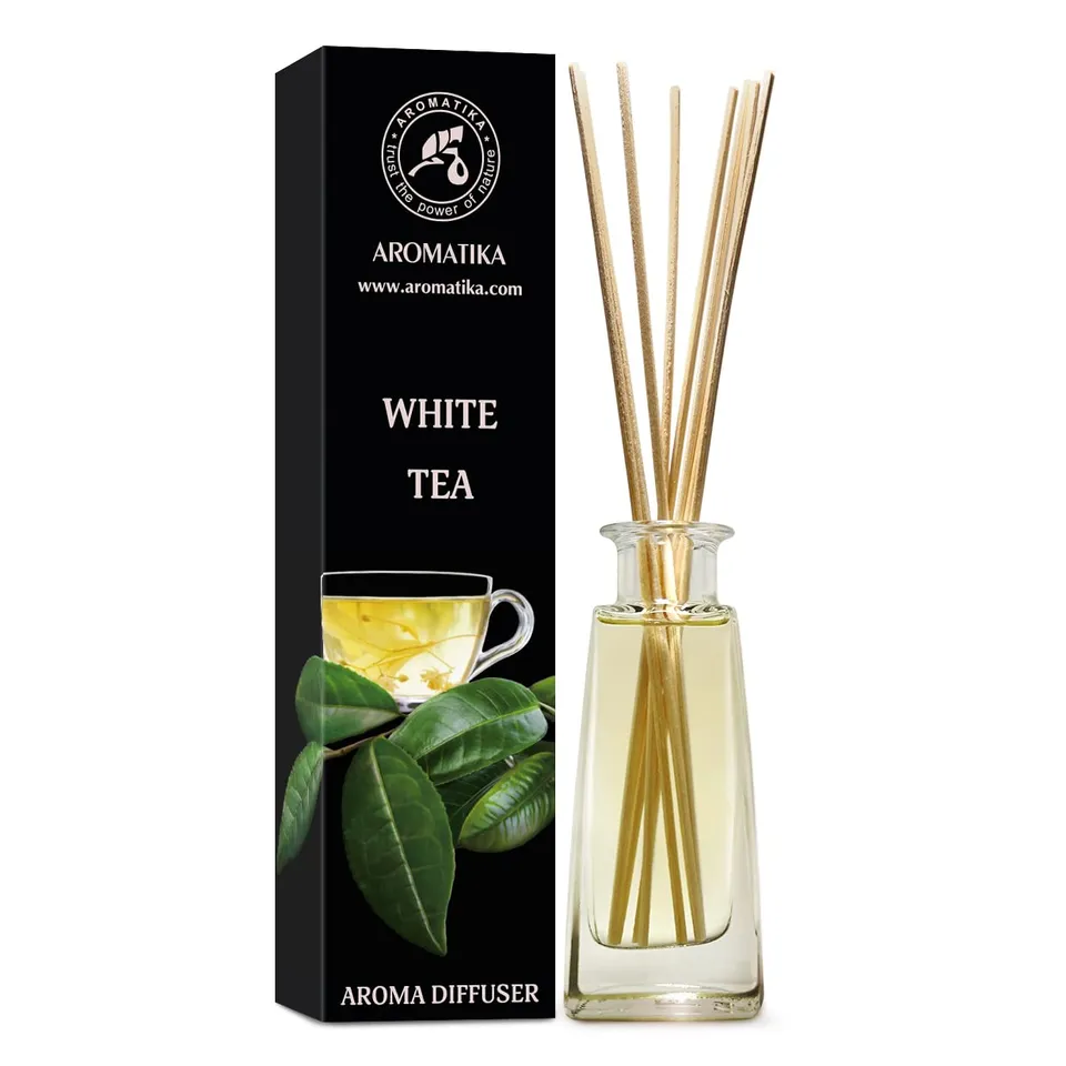 aromatika-raumduft-diffuser-wei-er-tee-100ml-mit-10-bambusst-bchen image 1