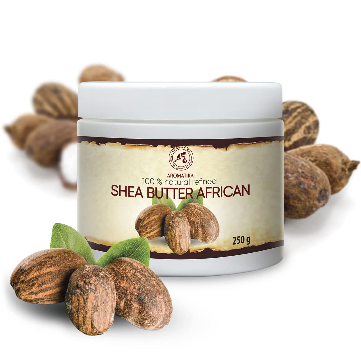 aromatika-sheabutter-250g-raffiniert-butyrospermum-parkii-k-rperbutter image 2