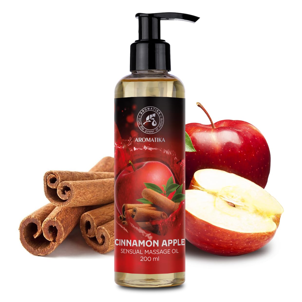 aromatika-sinnliches-massage-l-zimt-apfel-200-ml image 2