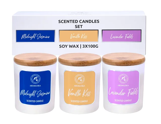 aromatika-duftkerzen-set-jasmin-vanille-lavendel-3x-100g image 1