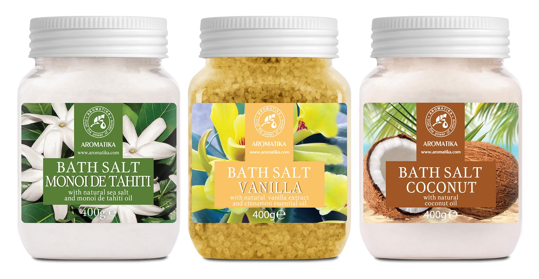 aromatika-badesalz-set-3x400g-monoi-de-tahiti-vanille-kokos-meersalz image 2