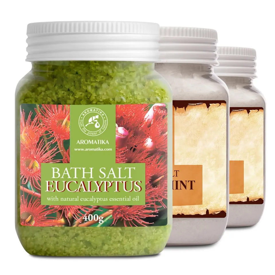 aromatika-epsom-salz-set-eukalyptus-pfefferminze-melisse-3x400-g-badesalz image 1
