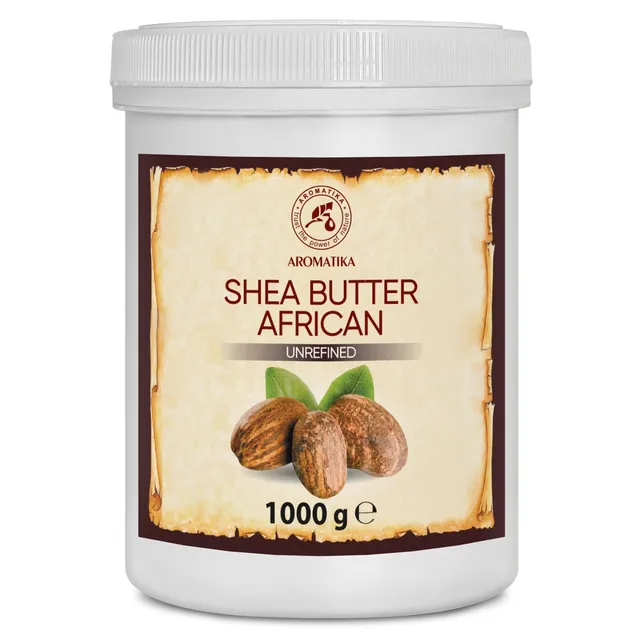 aromatika-shea-butter-1000-g-kaltgepresst-unraffiniert image 1