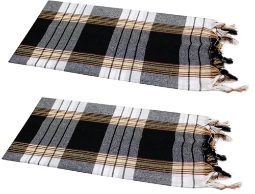 dufte-momente-hamamtuch-classic-2er-set-80x180-cm-schwarz-kariert image 7